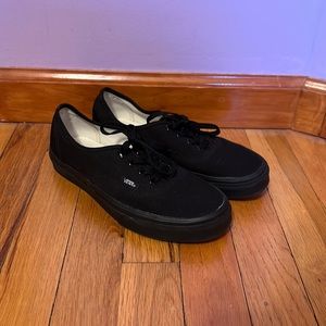 All black vans